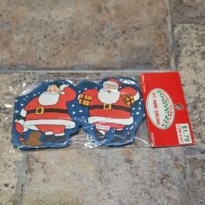 Vintage Christmas Paper Garland 9 Feet Long